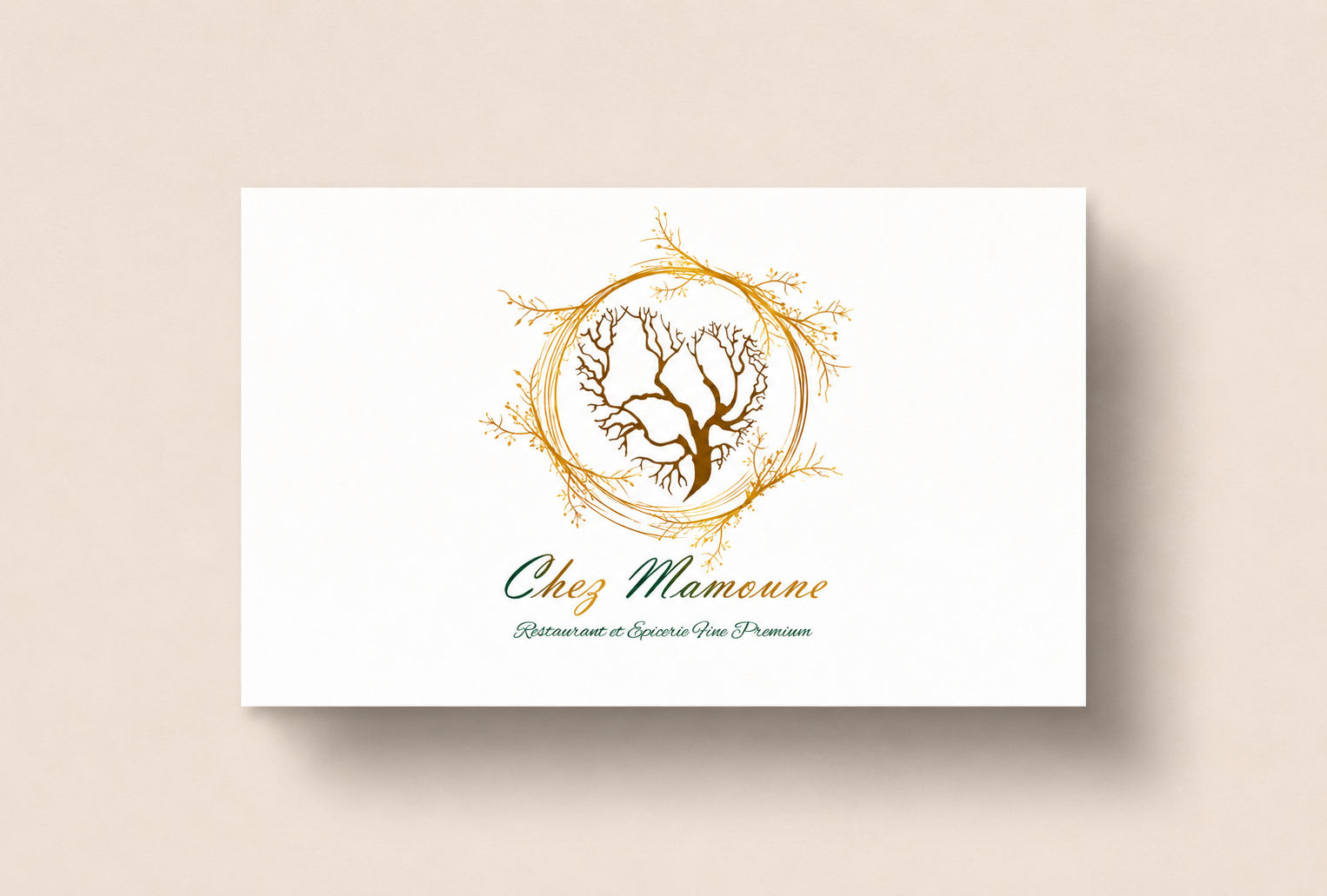 Chez Mamoune — carte de visite & réseaux