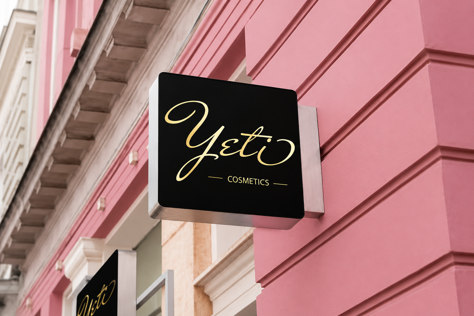 Yeti Cosmetics — signalétique